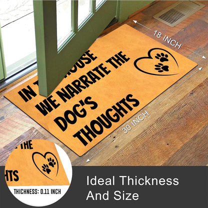 MELODADDY Funny Welcome Doormat Front Door Decor Rugs with Rubber Back 30"(L) x 18"(W) Personalized Matt Outside Entrance (Leave Your Worries At the Door Yoga Meditation Namaste)