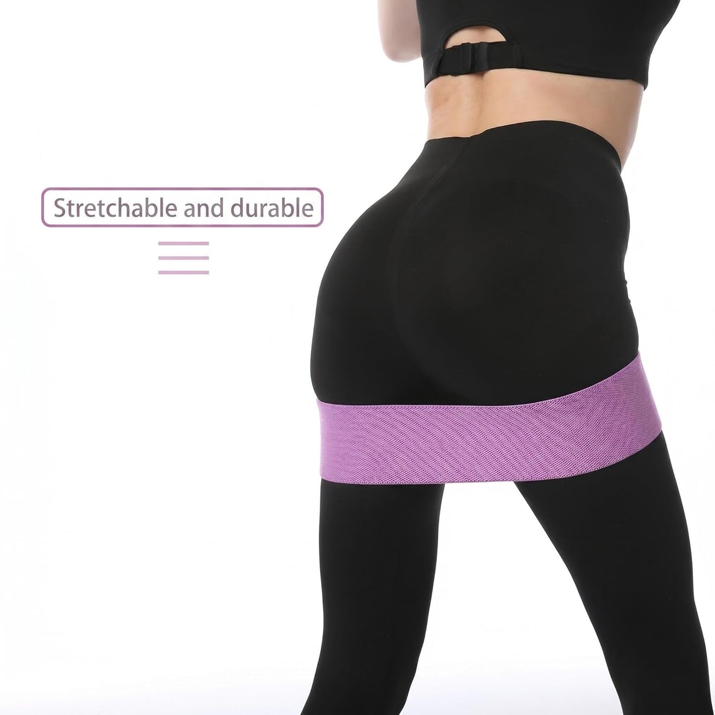 Premium Non-Slip Fabric Resistance Bands -