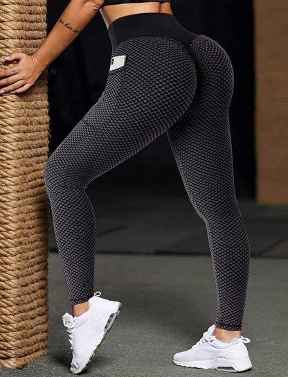 JGS1996 Butt Lifting Leggings for Women Tummy Control Workout Yoga Pants High Waisted Scrunch Booty Gym Tights