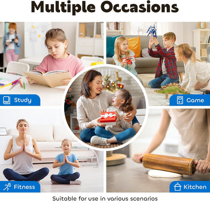 Conchstar Visual Timer for Kids 60-Minute - Countdown Timer with Optional Alarm, Focus Tool for ADHD & Autism, Time Management for Homework, Chores, Office, Kitchen, Teaching & Study Routines (Orange)