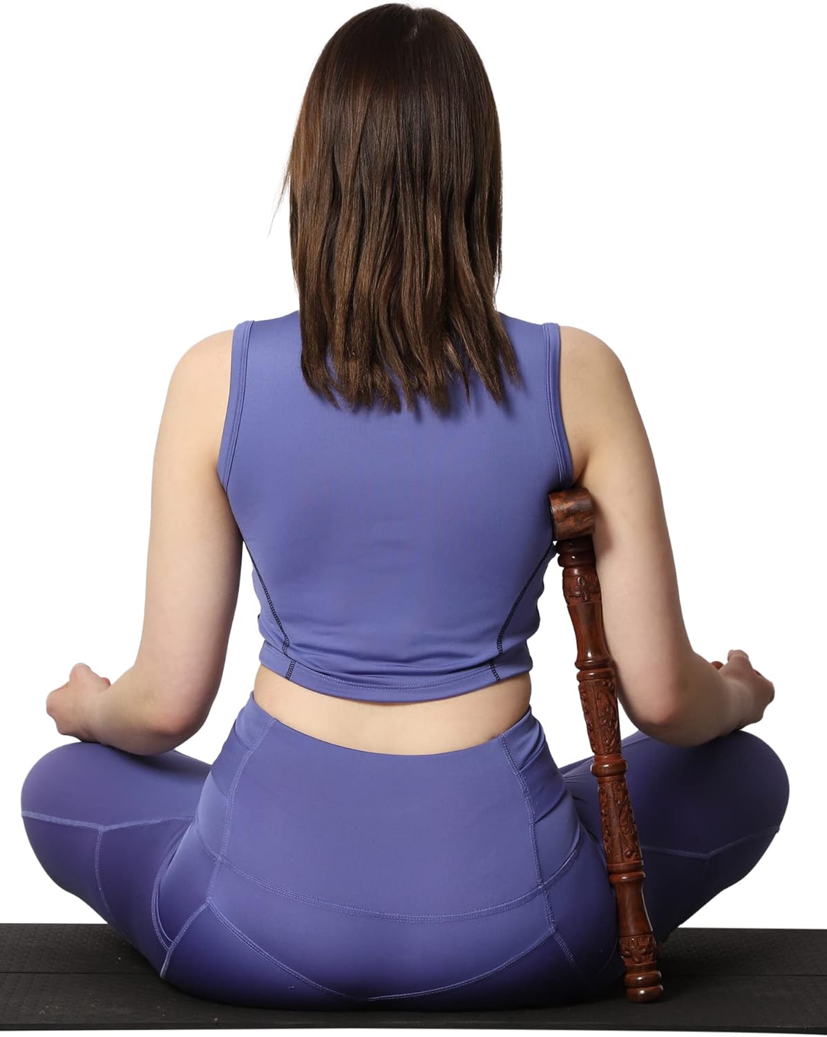 Yoga Danda (T-Shaped) Meditation Staff, Supports in Breath Flow