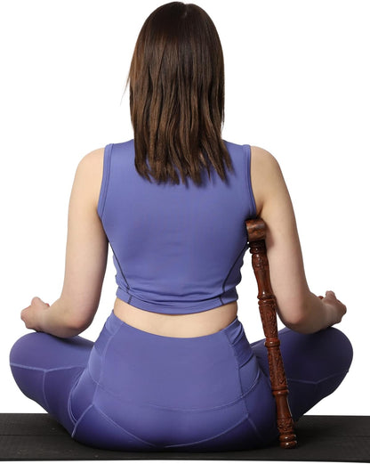 Yoga Danda (T-Shaped) Meditation Staff, Supports in Breath Flow