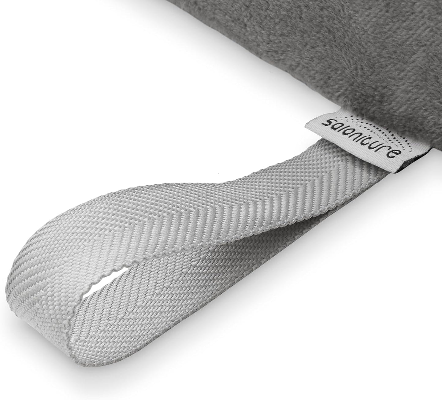 Saloniture Half Round Neck Massage Table Bolster Pillow Pad - 13 x 6 x 3 Inch - Black
