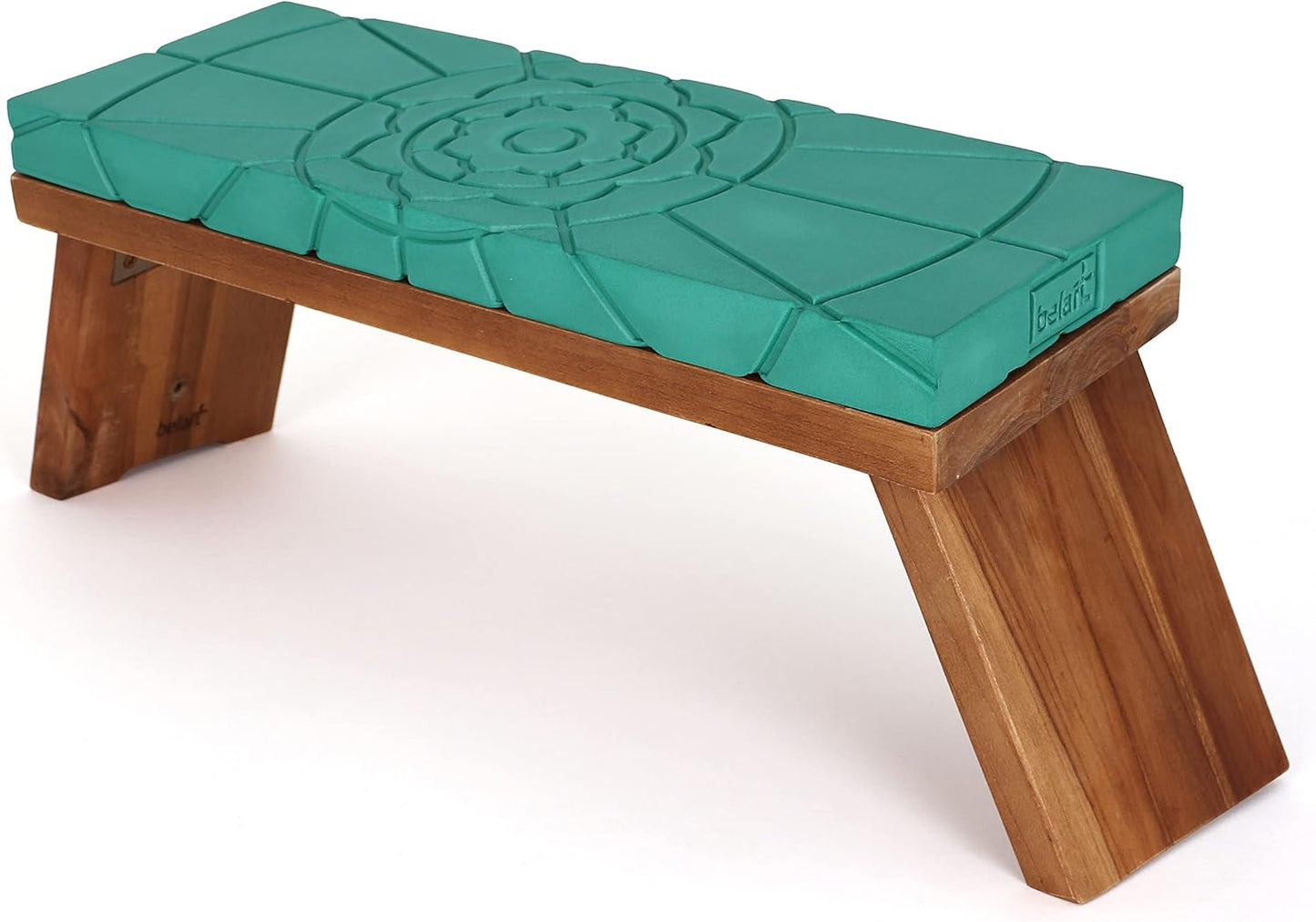 Teak Meditation Bench - Meditation Seat - Meditation Stool - Kneeling Meditation Chair - Portable Folding Meditation Bench - Seiza Yoga Meditation Bench - Prayer Bench (Teak)