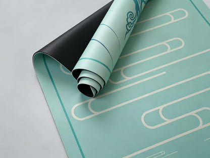 【BulgurYe】Yoga Mat * Nature Line -- Unique coating technique, Great wear resistance for a longer service life, Vividly printed pattern to protect eyes, Natural rubber base, Strong bounce resilience, Absorb sweat instantly to stay dry, Clean and hygienic.