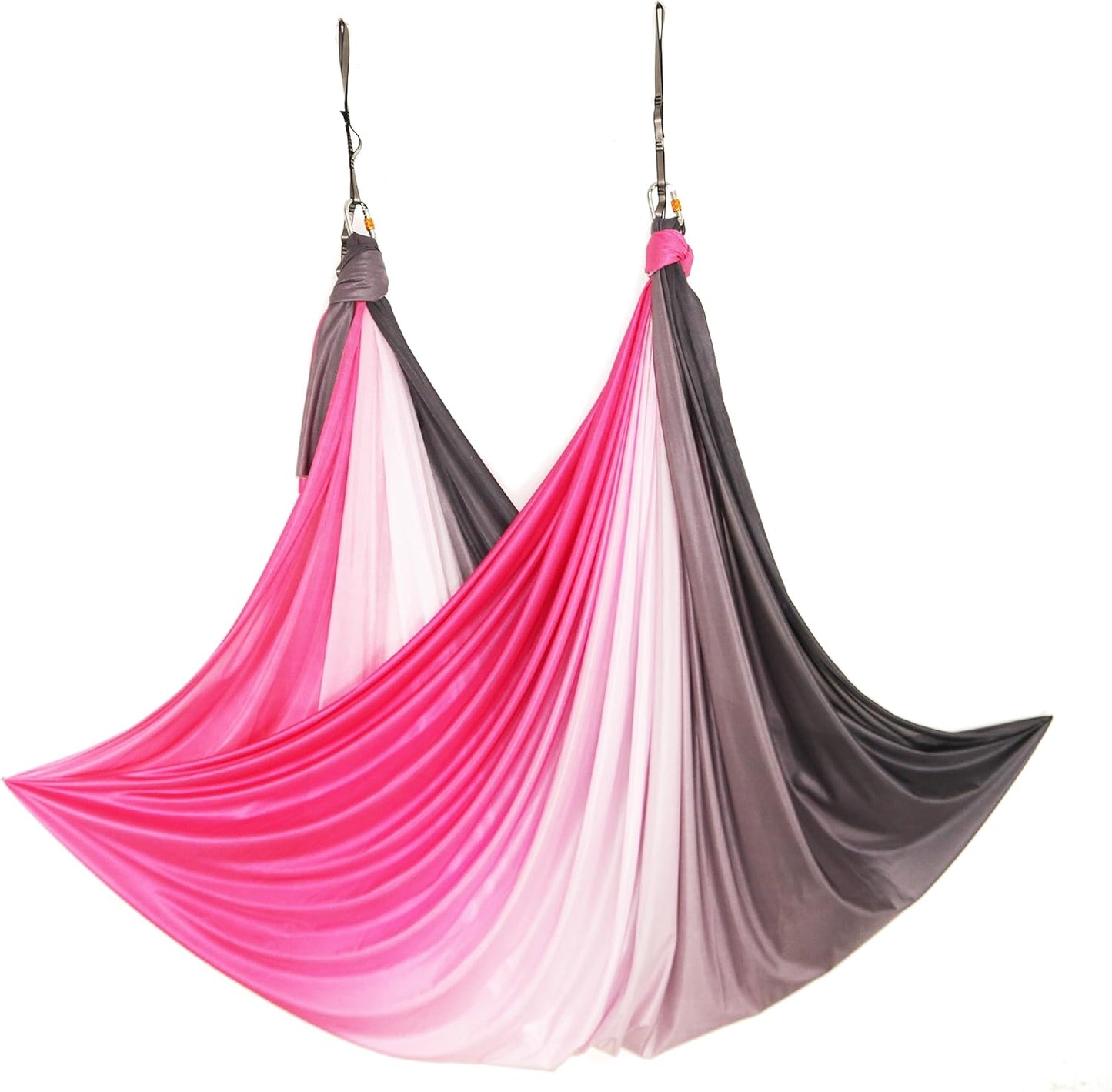 Aerial Yoga Hammock Aerial Pilates Silk Yoga Swing Set Inversion Equipment include daisy Chain, Pose Guide 5.5 yards
