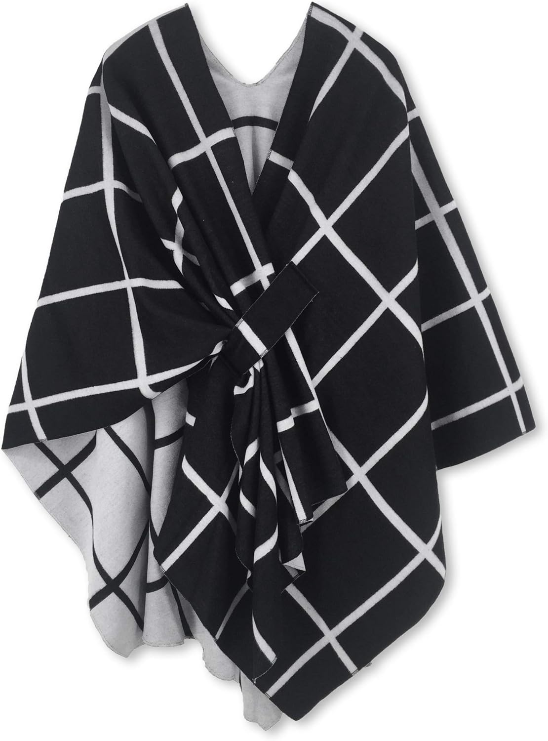 Moss Rose Women's Shawl Wrap Poncho Ruana Cape Open Front Cardigan Shawls for Spring Fall Winter