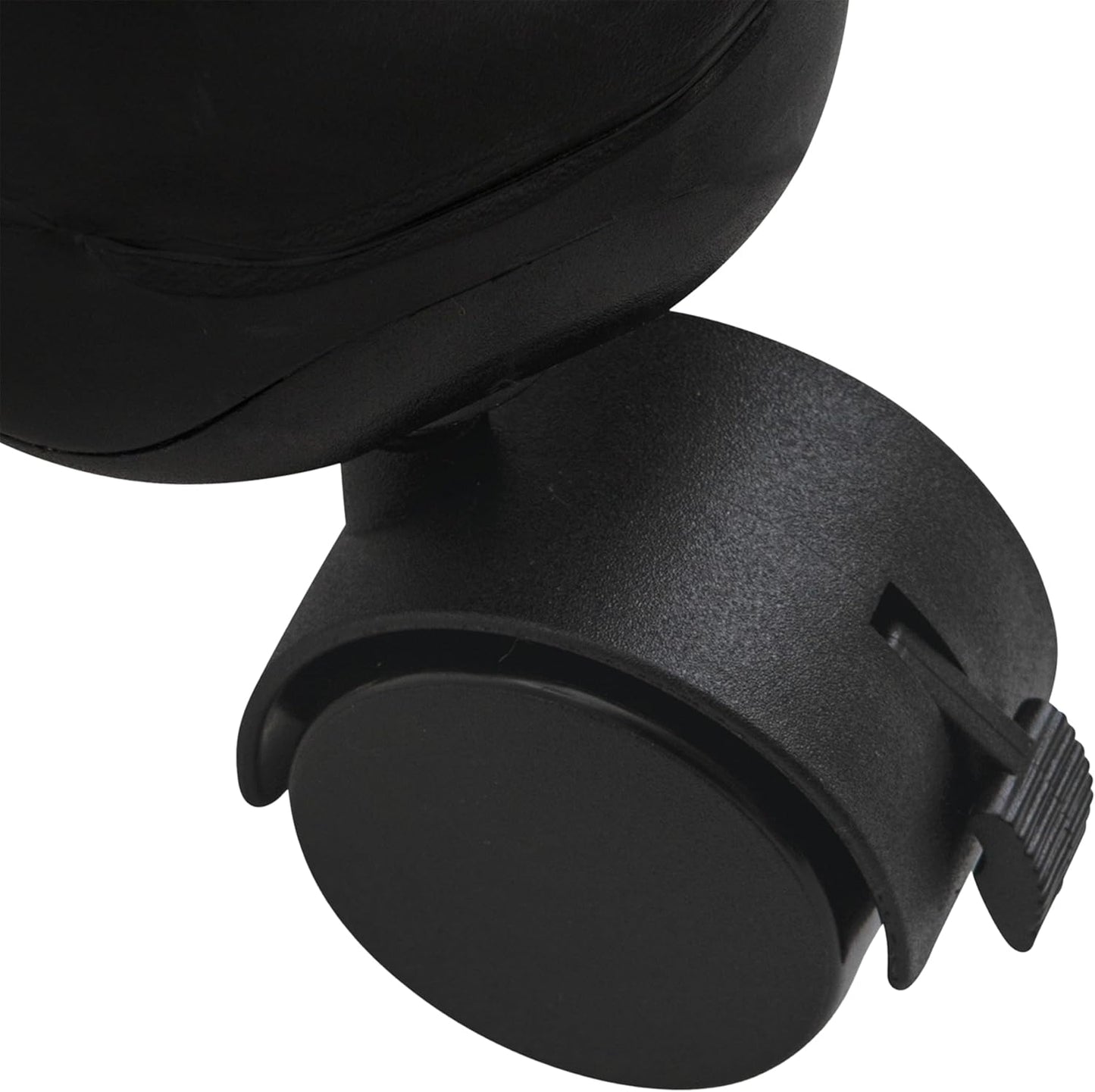 Champion Sports Exercise Ball Chair: FitPro Balance Ball Chair with Wheels and Back Support for Home or Office Use - Includes Hand Pump - Black