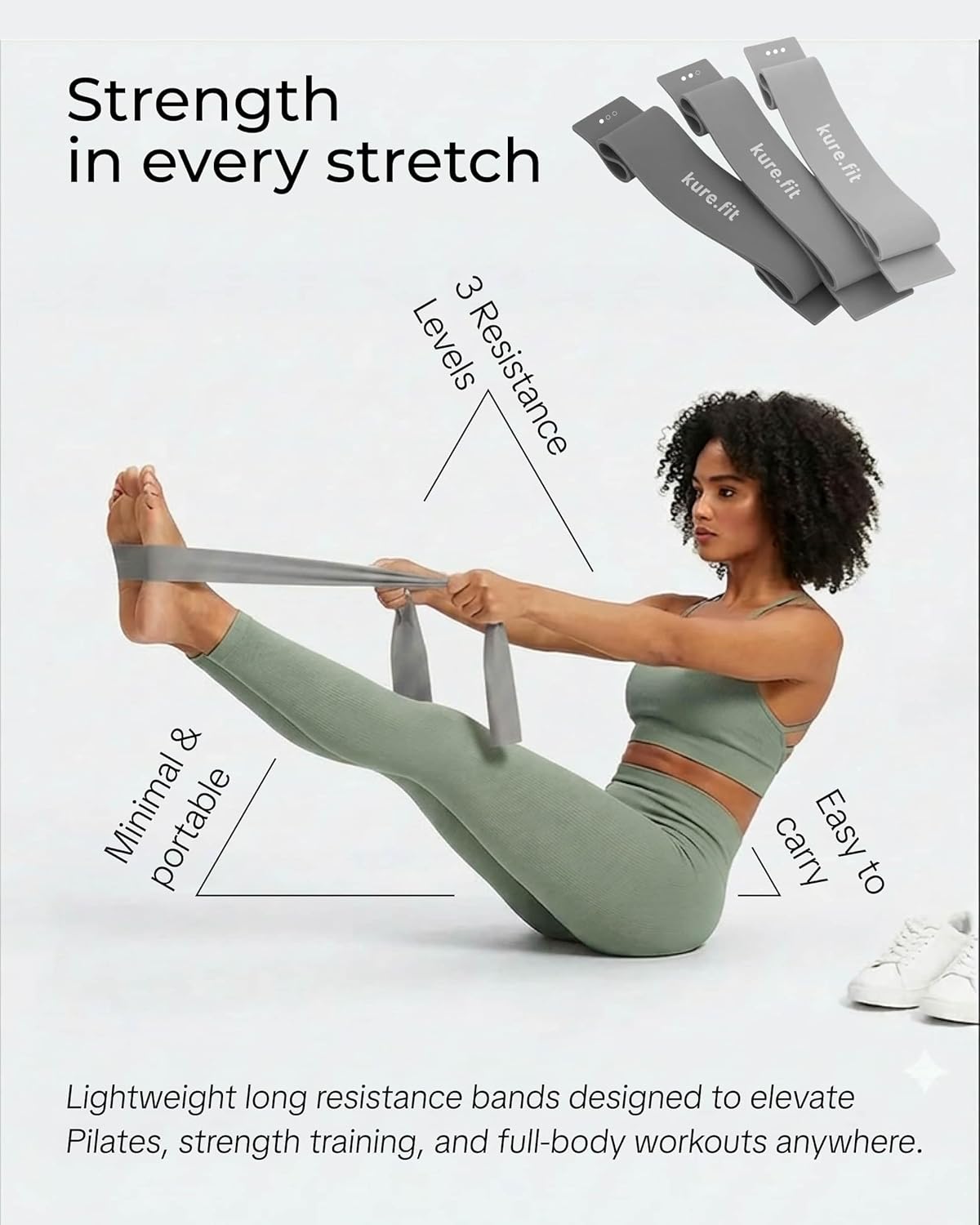 Pilates Kit for Women – Home Pilates Equipment Set with Ring, Ball & Resistance Bands | Pilates Starter Kit with Accessories in Gift Box