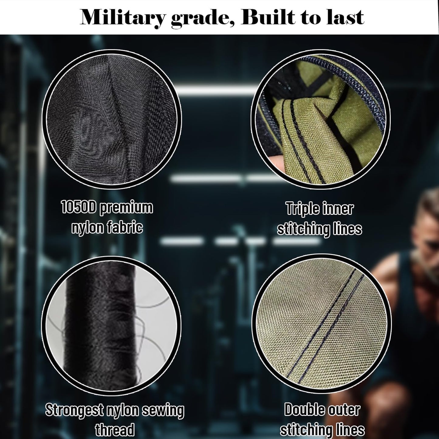 Acefit Training Sandbag for Working Out| Heavy Duty Workout Sandbags| Weights Sand Bags for Training, Exercise| Military Conditioning, Fitness, Cross-Training & Strength Training