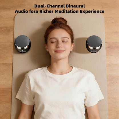 Meditation System,Electronic Tibetan Singing Bowl,Sound Bath Machine for Meditation,Mindfulness,Sound Bath,Chakra Healing, Stress Relief,Sound Therapy,Yoga Practice,Relaxation