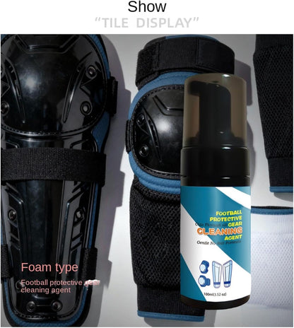 Soccer Glove Cleaner | 100ml Sports Gear Odor Remover Foam | Boxing Gear Freshener | for Shoes Work Boots Clothing Helmet Pads Yoga Mats Hockey Baseball Football
