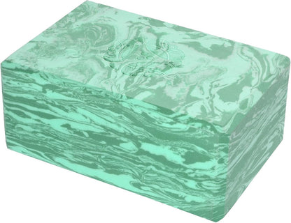 Hugger Mugger 4 in. Foam Yoga Block - Strong and Stable, Beveled Edges for Comfort, Most Favored Block Size, Helps with Alignment and Support in Many Poses