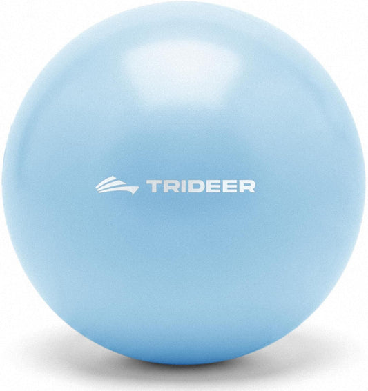 Trideer 9-Inch Pilates Ball, Small Exercise Ball for Yoga, Core Training, Physical Therapy, Balance, Stability and Stretching Pilates Equipment with Inflation Straw