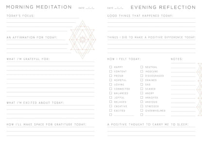 Gratitude: A Day and Night Reflection Journal (Inner World)
