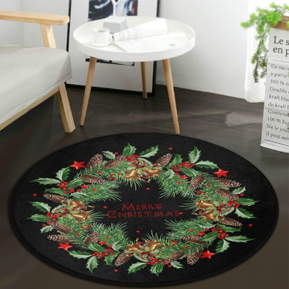 keepcute Gaming Round Area Rugs Non Slip Round Rugs Carpet Yoga Mat for Entryway Living Room Bedroom Home Decor 3ft