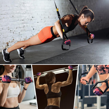 Minimal Workout Gloves,Short Micro Weight Lifting Gloves Grip Pads with Full Palm Protection & Extra Grip for Men Women Weightlifting,Gym,Cross Training,Powerlifting,WODs.
