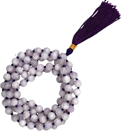 Amazing Gemstone 108 Beads Handmade Mala (Knotted, Rudraksha) - Colors A