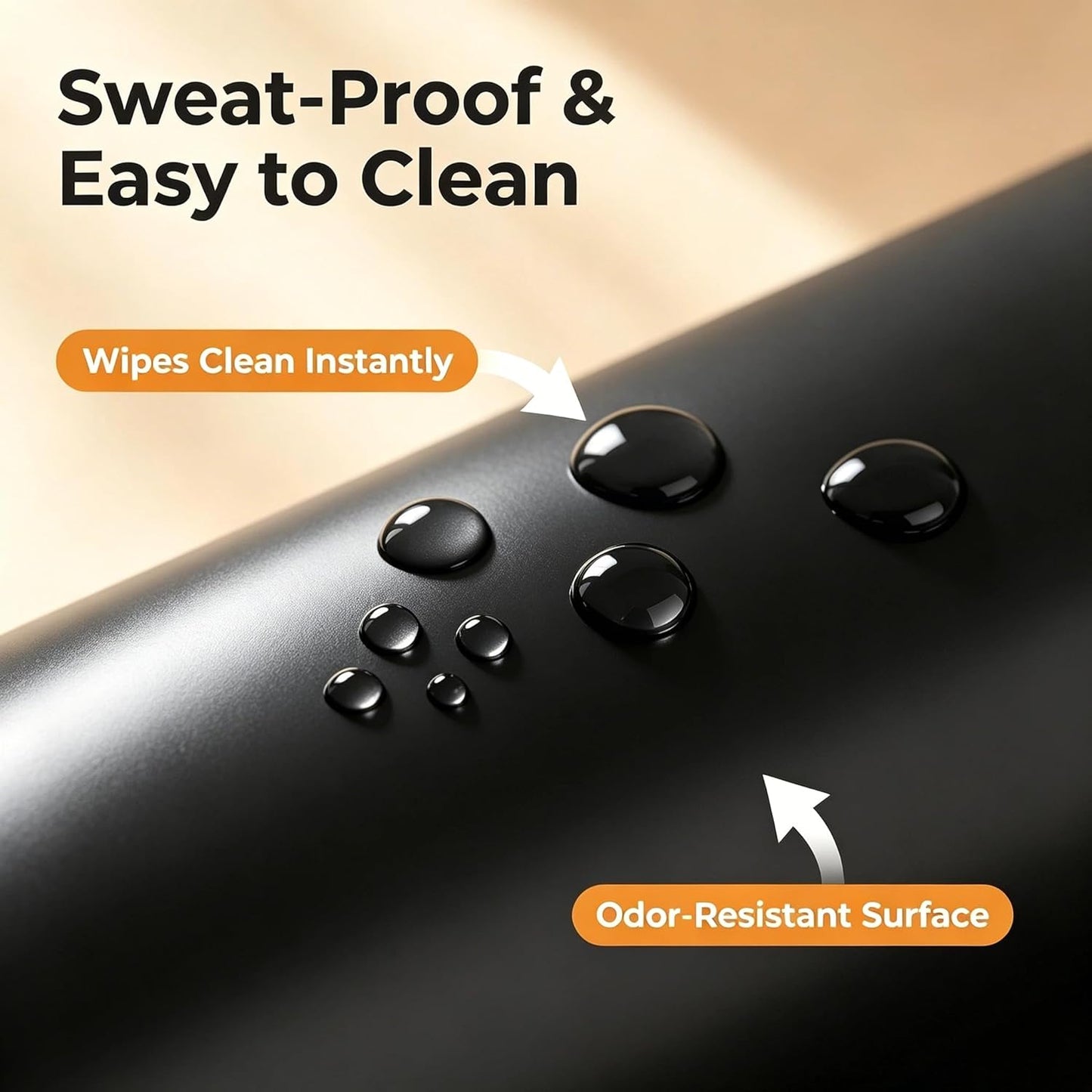 Grip Yoga Mat 5mm Non-Slip PU Natural Rubber Surface, Premium Fitness Mat for Hot Yoga, Pilates, for Women and Men