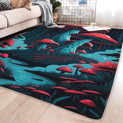Butterfly Carpet Area Rug - Lovely Butterflies Printed Carpets for Kids Butterfly Theme Living Room Indoor Bedroom Decor Soft Polyester Yoga Mat 2'x3'
