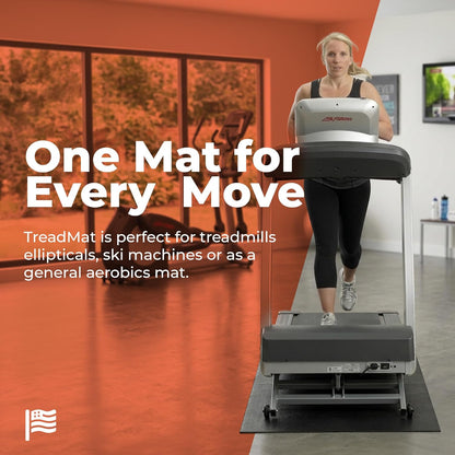 SuperMats Made in U.S.A. for Treadmills Ellipticals Rowing Machines Recumbent Bikes and Exercise Equipment