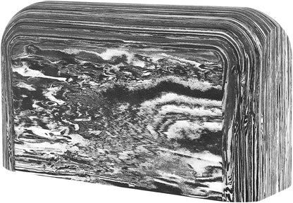 Yoga Block, 1 piece Lightweight, Arc Shape for Stable Grip, Ink Painting Design, Portable and Durable Yoga Brick for Enhanced Comfort and Support