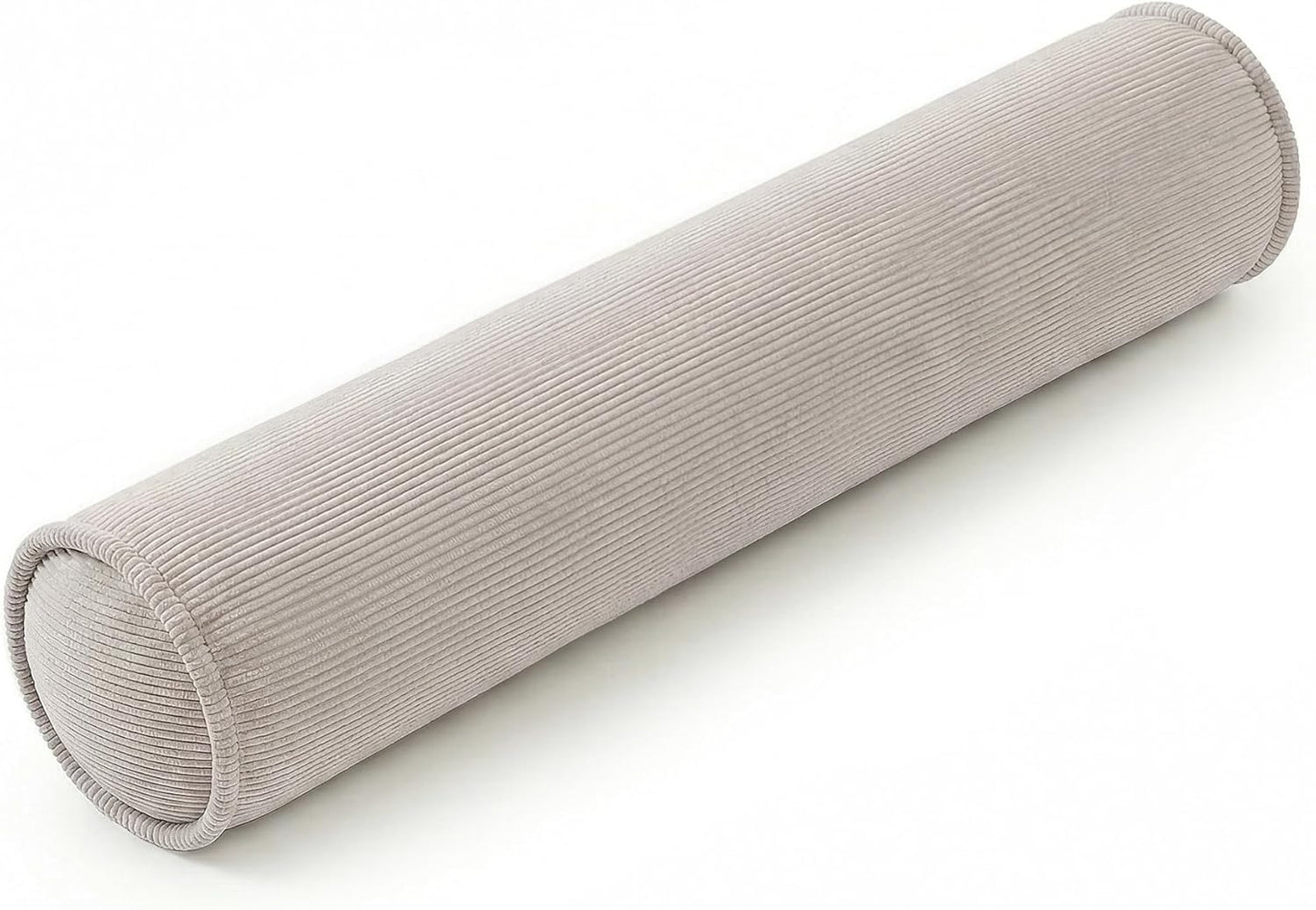 Corduroy Body Pillow, Round Bolster Cylinder Pillow for Adults, Soft Long Support Pillow for Bed & Sofa, Removable Washable Cover,59 x 7.87 Inches,Peacock Blue