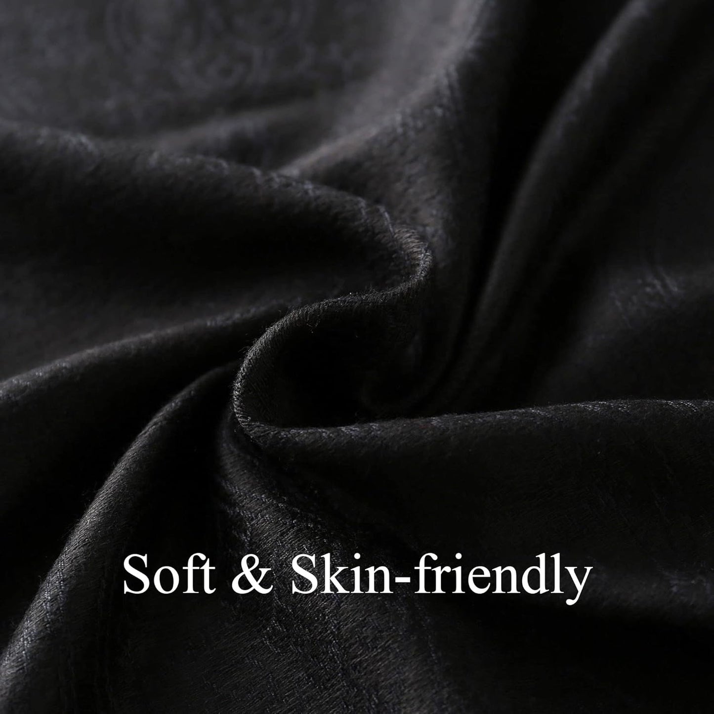 Ciormis Two Tone Silky Paisley Pashmina Shawl Scarf,Soft Women's Rave Jacquard Pashminas Wrap Scarves