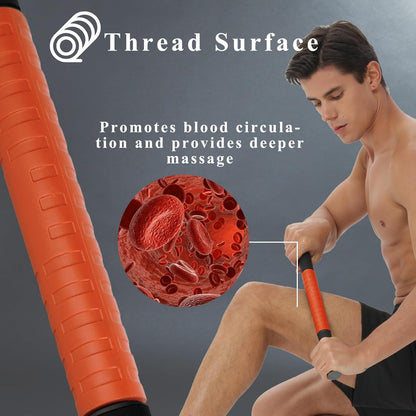 Muscle Roller Massage Stick for Legs Massager Roller-Calf Roller Deep Tissue Release Muscle Soreness, Trigger Points for Legs, Neck, Calves, Thighs, Shins, Back