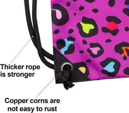 HOLYLUCK Drawstring Backpack Bag Sport Gym Sackpack - Colors B