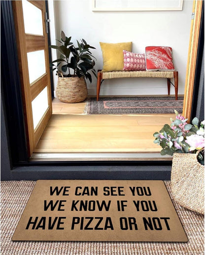 MELODADDY Funny Welcome Doormat Front Door Decor Rugs with Rubber Back 30"(L) x 18"(W) Personalized Matt Outside Entrance (Leave Your Worries At the Door Yoga Meditation Namaste)