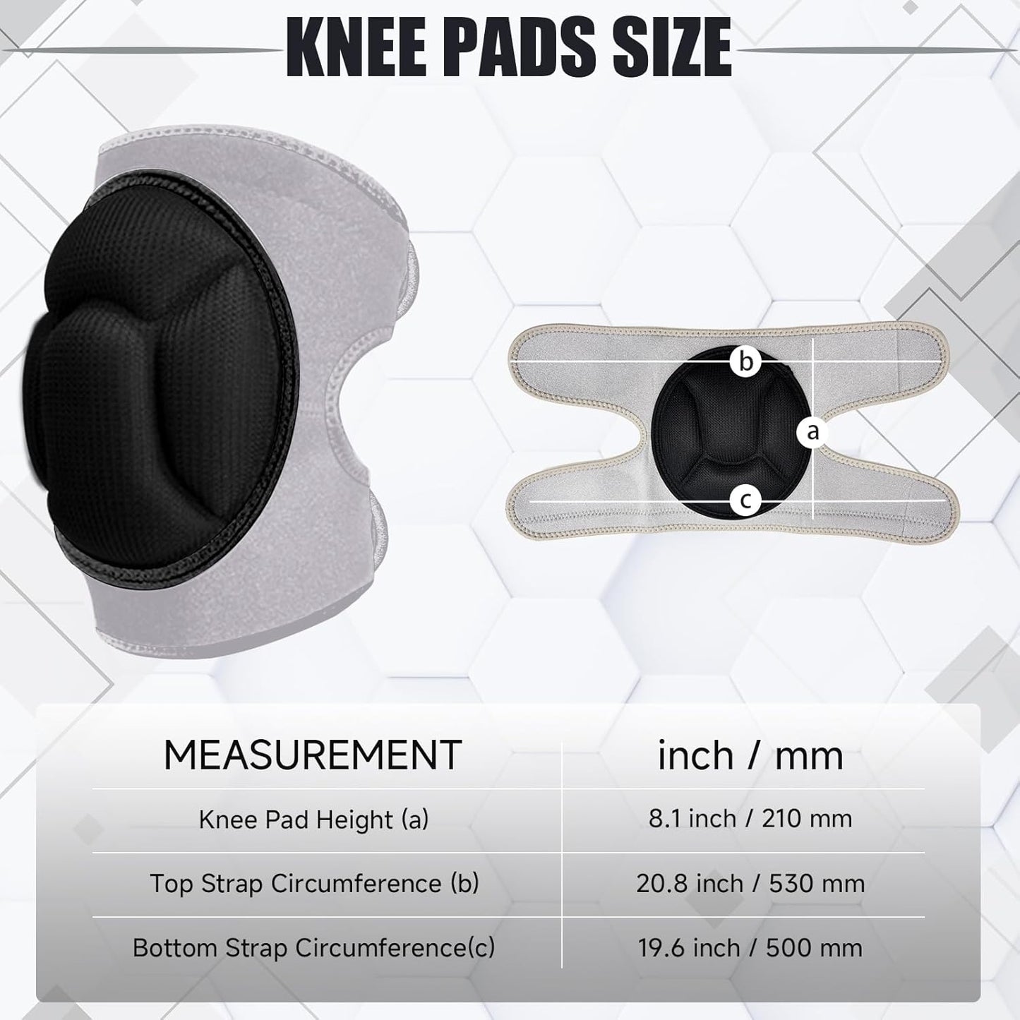 Knee Pads, Thick Sponge Anti-slip, Collision Avoidance Knee Pads, for Running, Mountaineering, House Working,Gardening Maintain (Pink, Large)