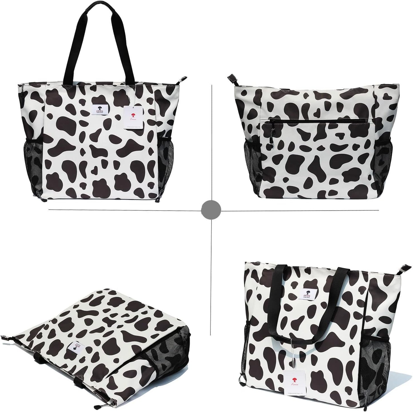ESVAN Yoga Mat Bag Yoga Tote Carrier Shoulder Bag Carryall Tote for Office,Yoga,Pilates,Travel,Beach and Gym