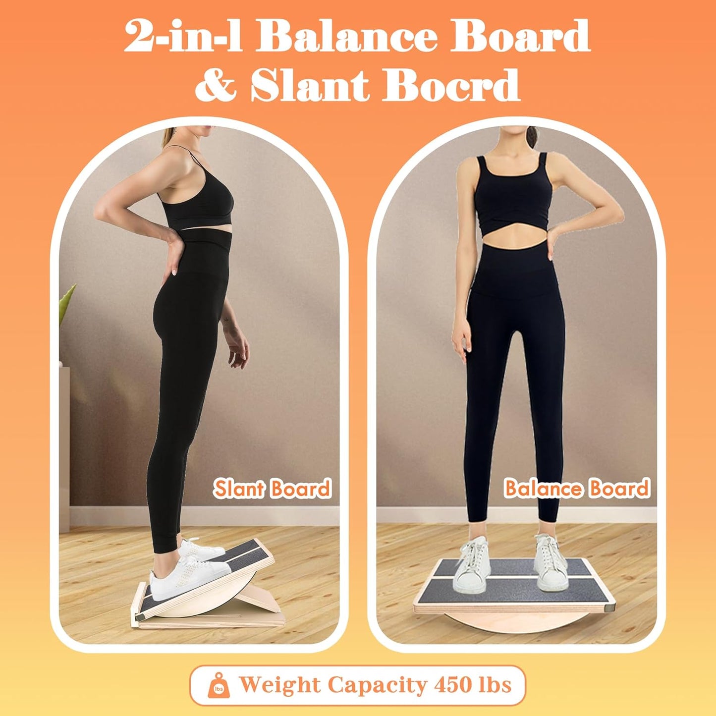 MUCITAGF Professional Slant Board, Adjustable Incline Board and Calf Stretcher, Slant Board for Calf Stretching, Calf Stretch Board