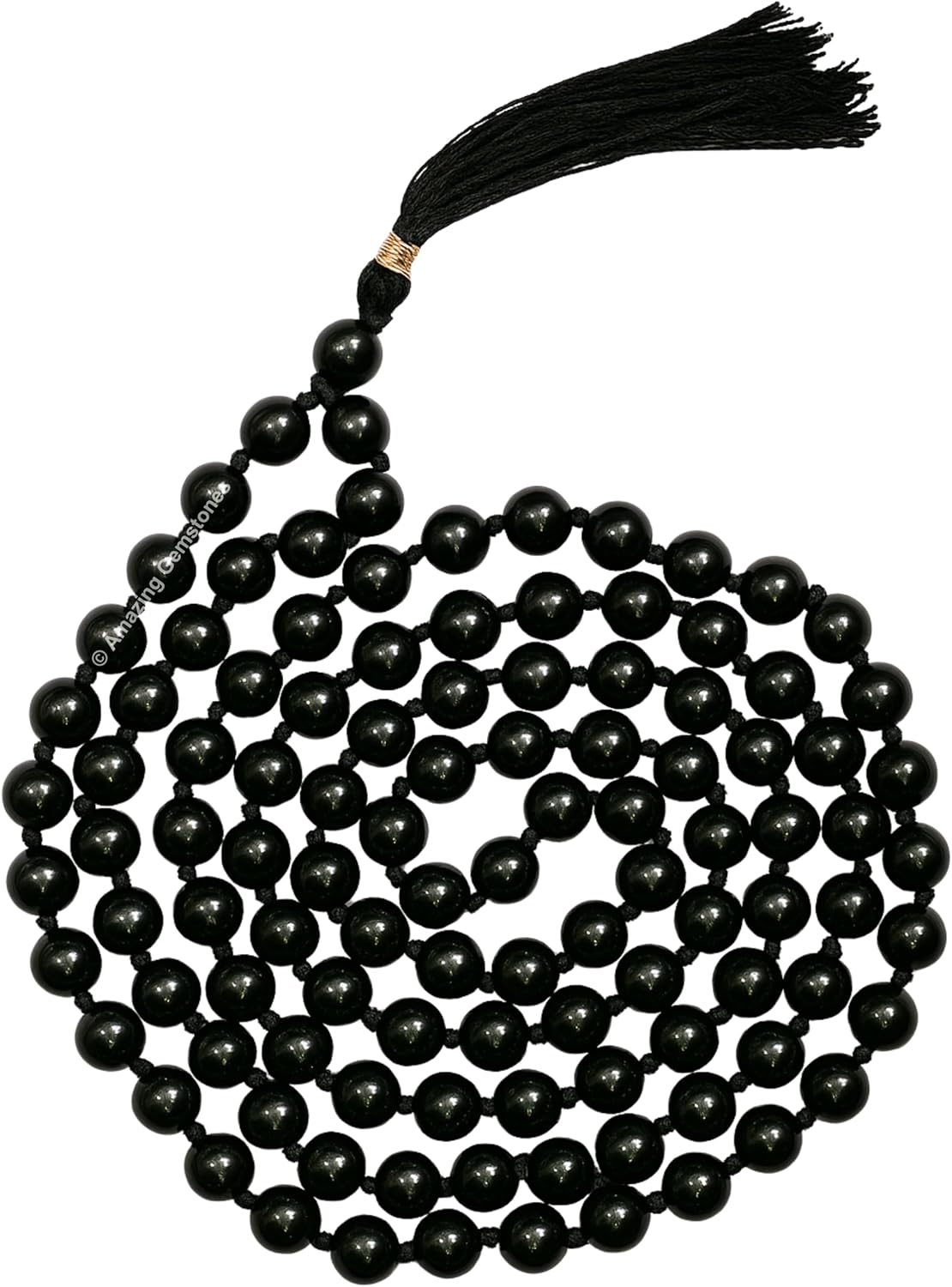 Amazing Gemstone 108 Beads Handmade Mala (Knotted, Rudraksha) - Colors A