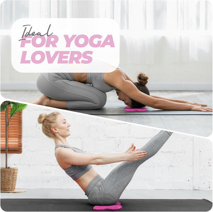 Yes4All Yoga Knee Pads Pair, Thick Yoga Kneeling Pad for Pilates Exercise, Cushion Gear for Knees & Elbow with 13/16" Thickness