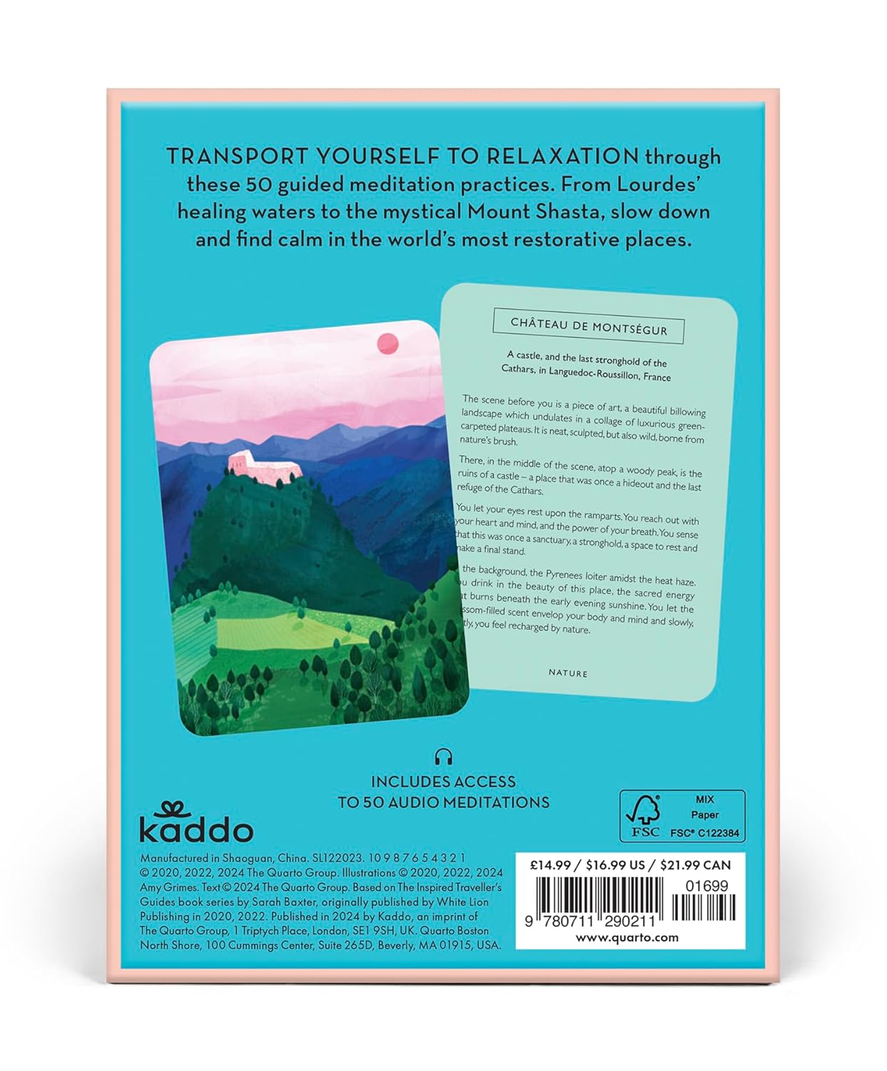 Mindful Escapes Meditation Cards: Discover inner calm wherever you are - 55 cards (Inspired Traveller's Guides)