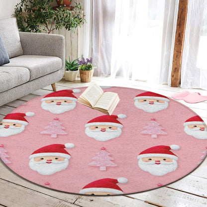 Large Home Decor Mat, Soft Round Yoga Carpet, Non Slip Machine Washable Home Office Circle Rug Gothic Witchy Sun Moon Mushroom Moth