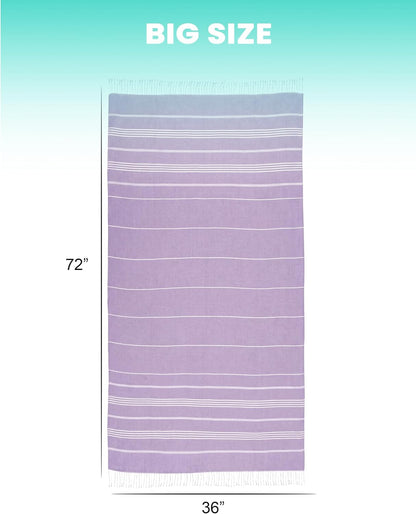 Turkish Beach Towels Vacation Essentials Yoga Blanket Pool Workout Towel Oversized Sand Free Quick Dry Lightweight Meditation Supplies Mat Cover Surf Boat River Float Accessories Gym Excise Stuff