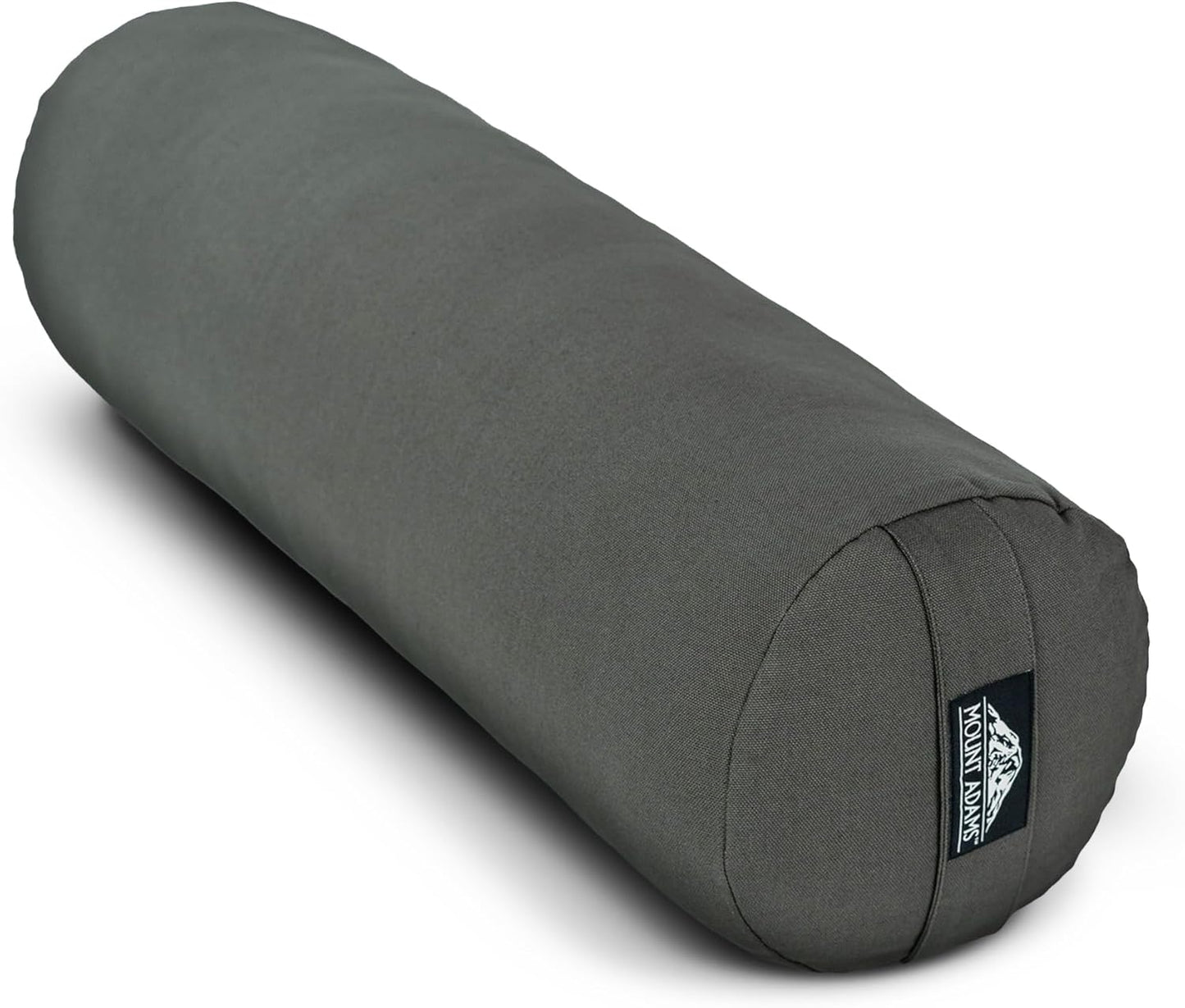 Mount Adams Yoga Bolster - 24" x 8" OR 28" x 9" - 100% Cotton - Grey