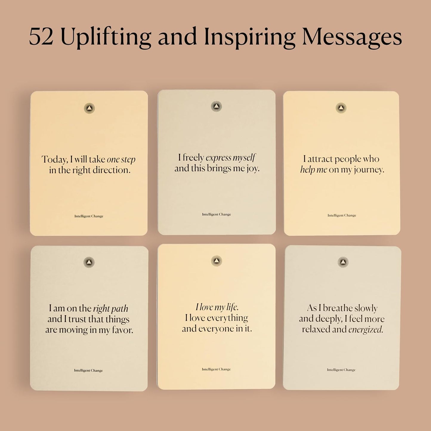 Intelligent Change Mindful Affirmation Cards for Health and Wellbeing