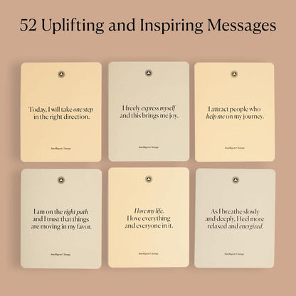 Intelligent Change Mindful Affirmation Cards for Health and Wellbeing