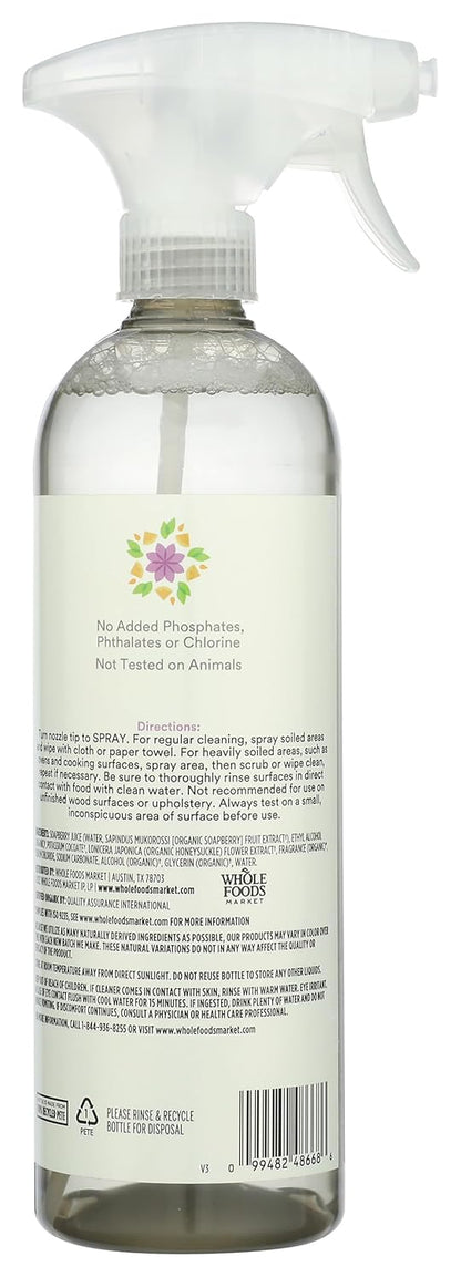 365 by Whole Foods Market Organic Lemon Lavender Multi Surface Cleaner, 24 FZ