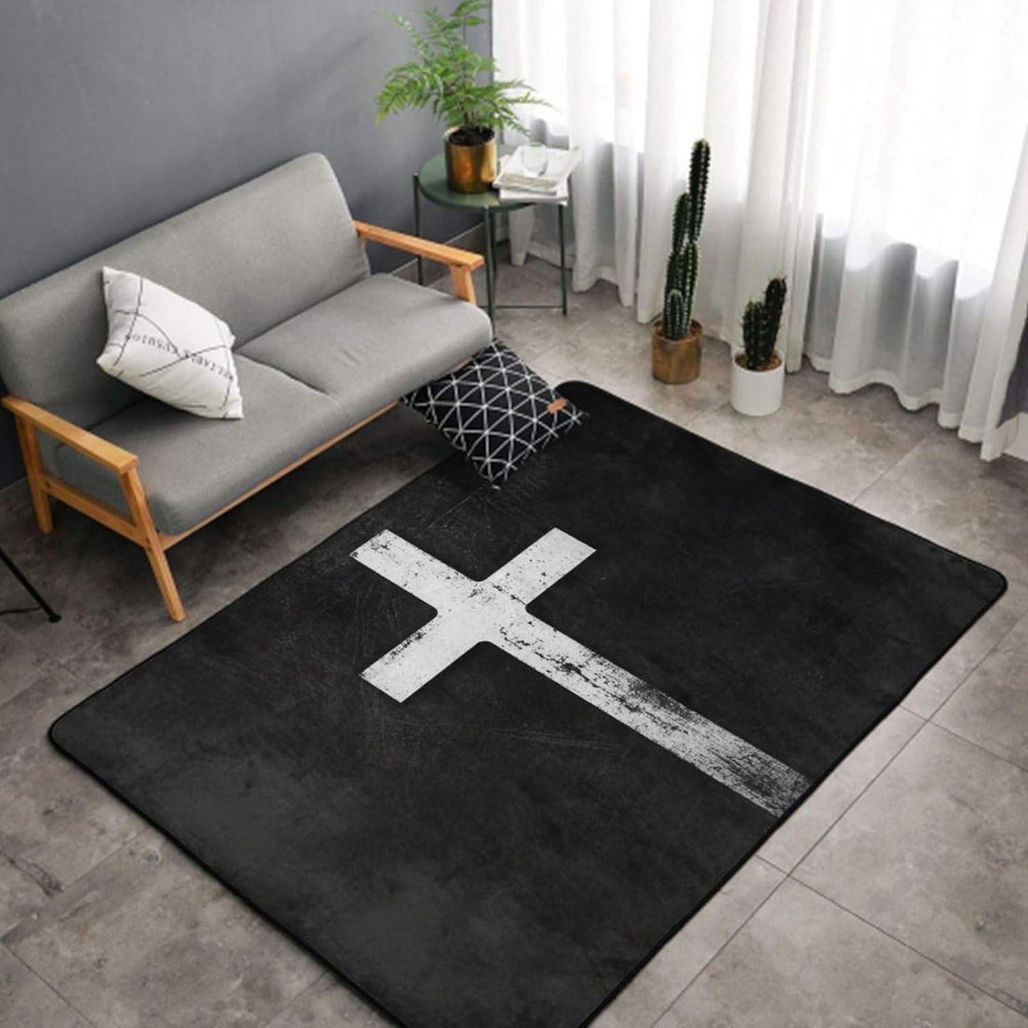 Comfortable Memory Foam Area Rugs with Anti-Skid Rubber Backing, Gold Freemason Freemasonry Masonic Yoga Mat Indoor Entryway Mat for Bedroom Livingroom Sitting Room Home Art