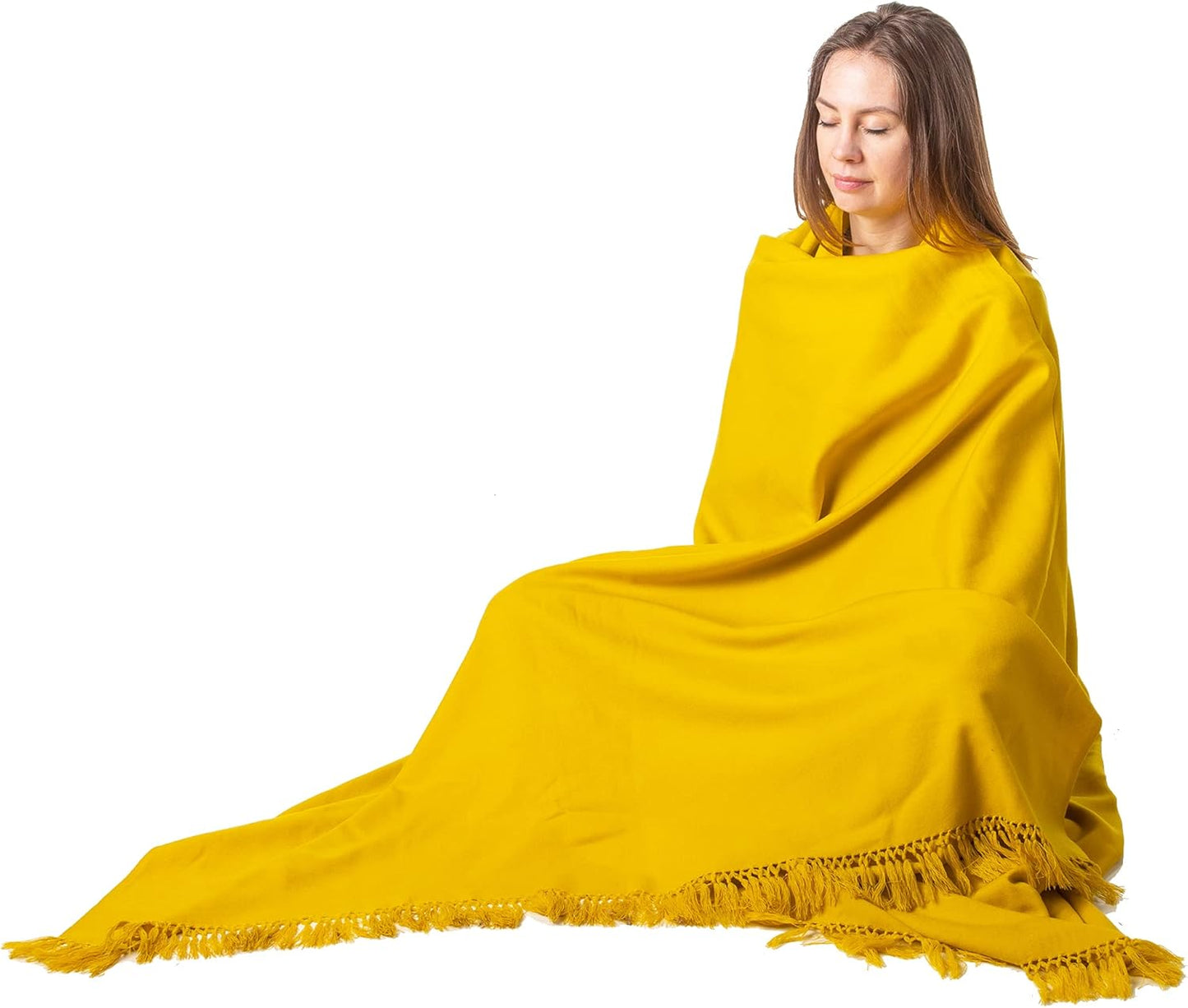 Meditation Shawl or Meditation Blanket, Shawl/Wrap, Oversize Scarf/Stole. Large. Unisex.