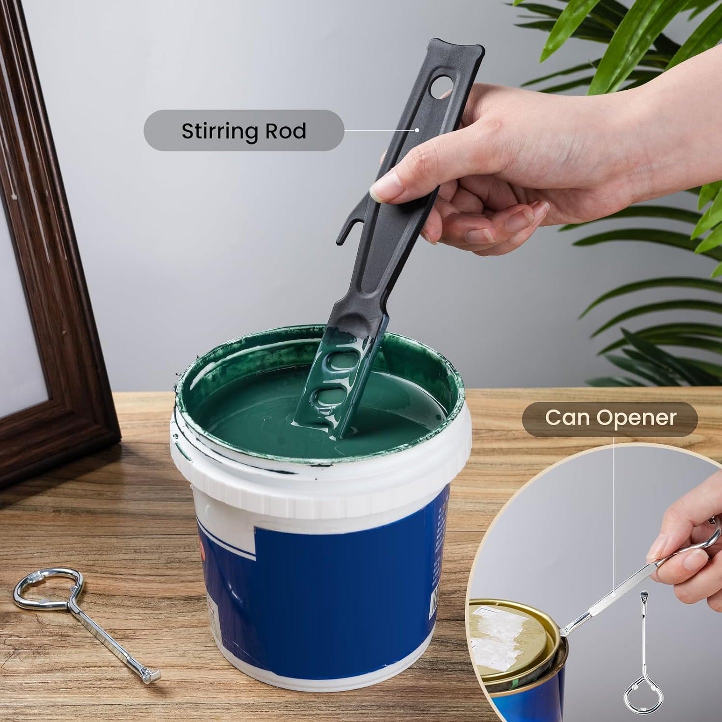 Mister Rui Paint Roller Kit, 9 Pack 6 Inch High Density Foam Paint Roller, Paint Tray with Liner, Mini Paint Rollers for Painting Walls, Small Paint Roller Tray Set