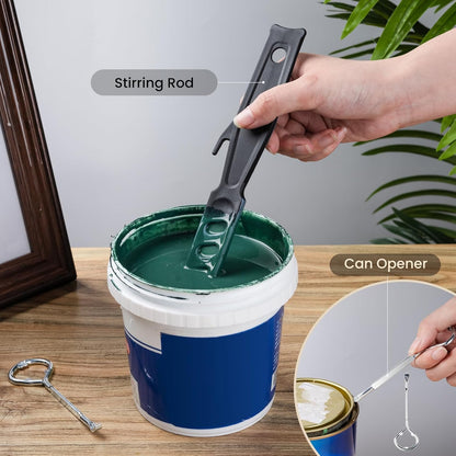 Mister Rui Paint Roller Kit, 9 Pack 6 Inch High Density Foam Paint Roller, Paint Tray with Liner, Mini Paint Rollers for Painting Walls, Small Paint Roller Tray Set