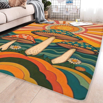 Butterfly Carpet Area Rug - Lovely Butterflies Printed Carpets for Kids Butterfly Theme Living Room Indoor Bedroom Decor Soft Polyester Yoga Mat 2'x3'