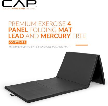 CAP Barbell All Purpose Folding Anti Tear Exercise Training Aerobic Fitness Gym & Gymnastics Balance Mat | Multiple options