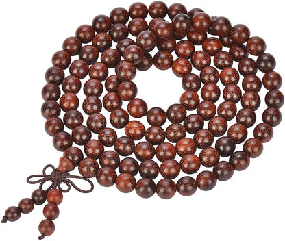 Mala Beads Bracelet 108 8mm Prayer Meditation Sandalwood Elastic…
